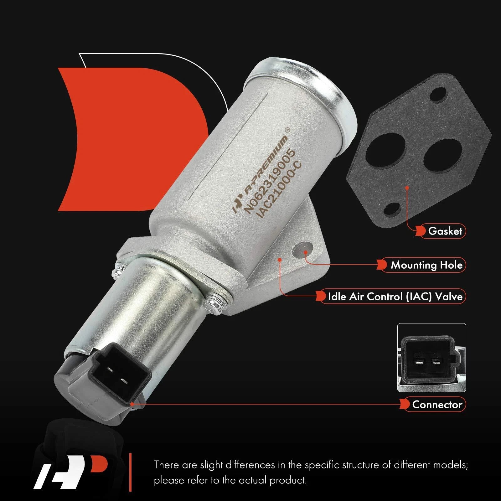 Idle Air Control Valve for Ford Mustang, Thunderbird, Lincoln, Mercury