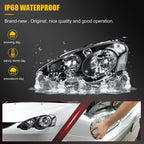 2X Black Headlights for Acura RSX (2002–2004) Headlight Assembly