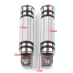 Pair Aluminum Male Mount Footpegs for Harley Chrome