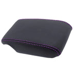 Leather Synthetic Console Armrest Cover for Lexus IS300 (2001–2005) Purple Stitch