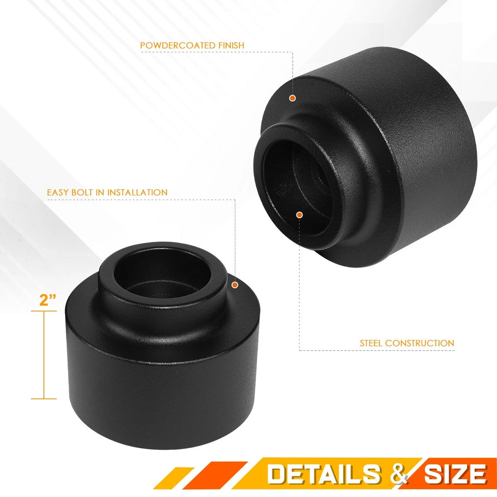 2" Lift Rear Lower Spring Perch Spacers for Avalanche/Suburban/Tahoe/Yukon (2001–2022)