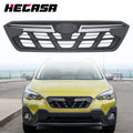 Black Front Bumper Grille Grill Chrome Trim for Subaru Crosstrek (2021–2023)