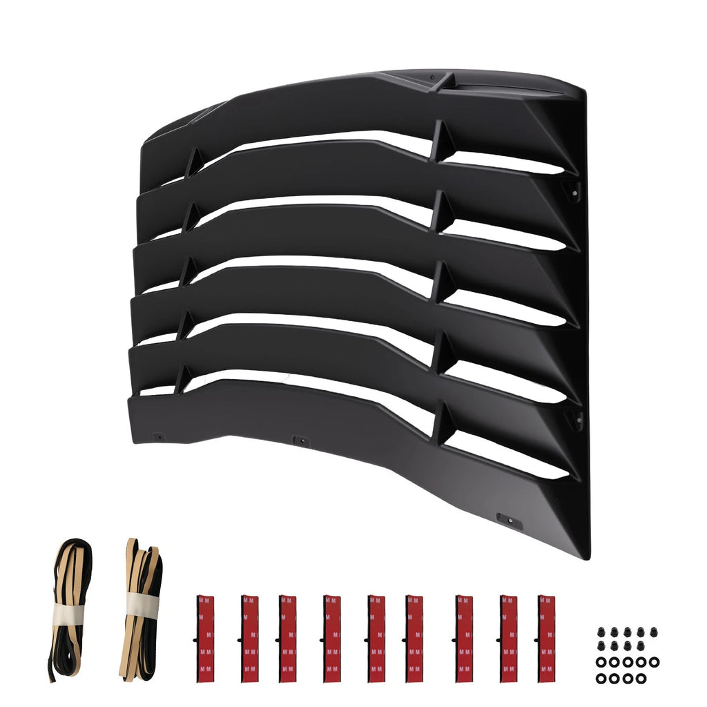 Rear Windshield Louver for Chevrolet Camaro (2016–2024) Matte Black