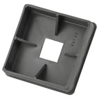 Set of 2 Black PE Bumper Covers for RV (4 Inch)