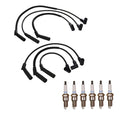 Denso Wire Set & 6 Double Platinum Spark Plugs for Dodge Plymouth V6