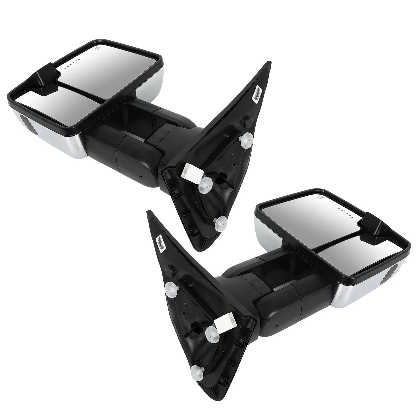 Chrome Power Heated Tow Mirrors with Dynamic Signal Light for Toyota Tundra (2007–2017)
