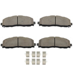 4X Front Ceramic Brake Pads for Jeep Wrangler (2018–2023) D2177