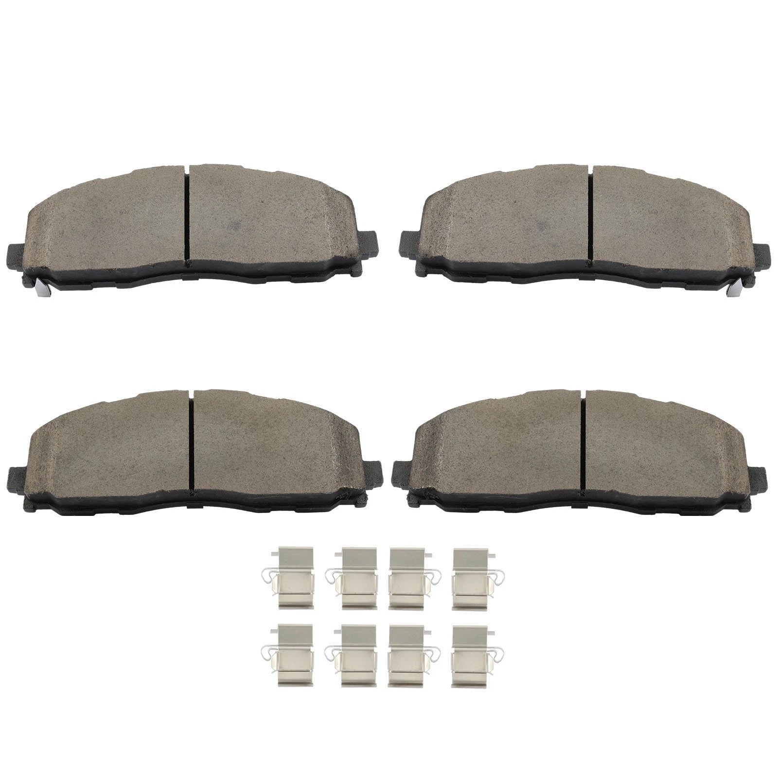 4X Front Ceramic Brake Pads for Jeep Wrangler (2018–2023) D2177