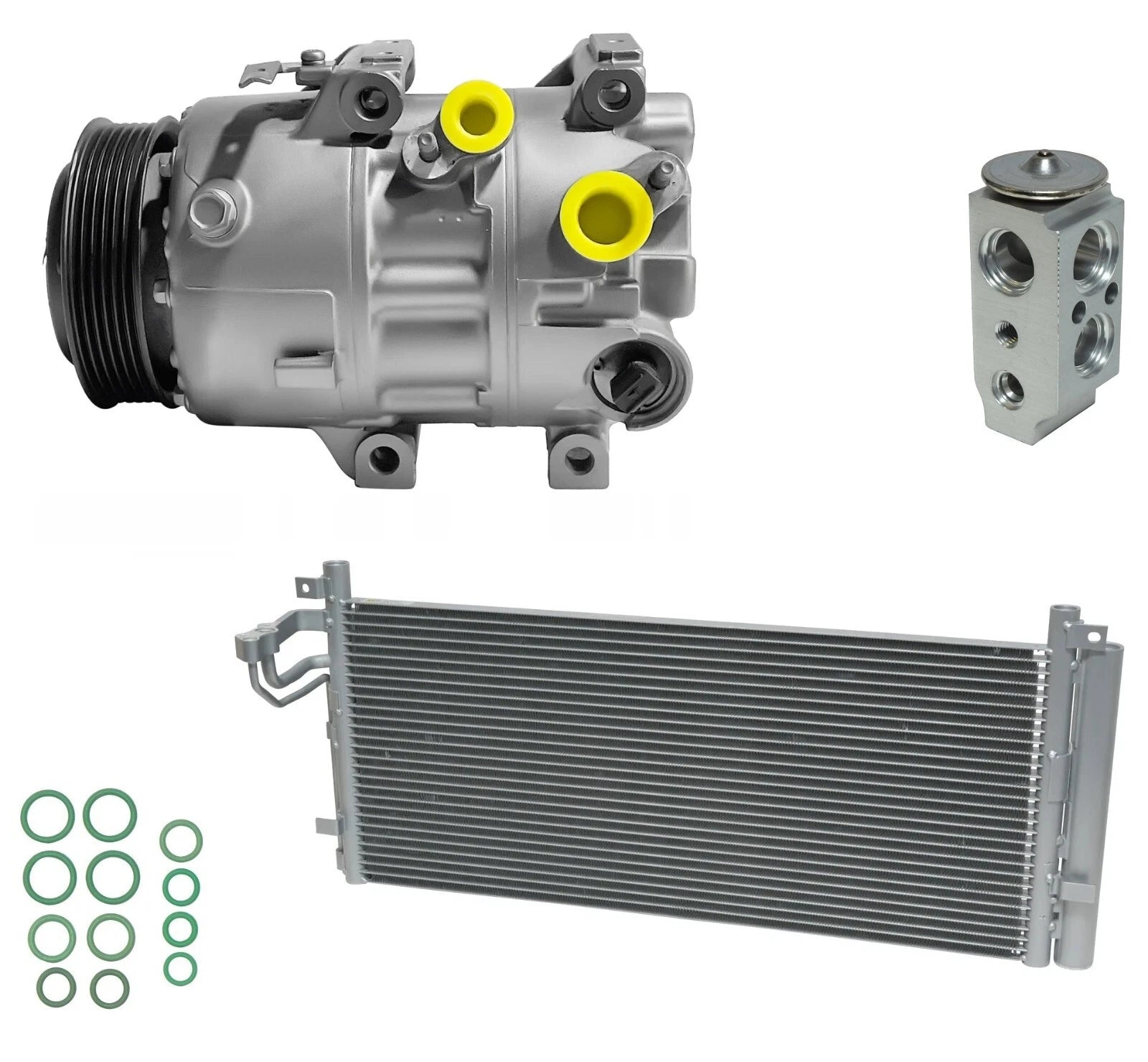 AC Compressor Kit With Condenser for Genesis G70 3.3L (2020–2020)