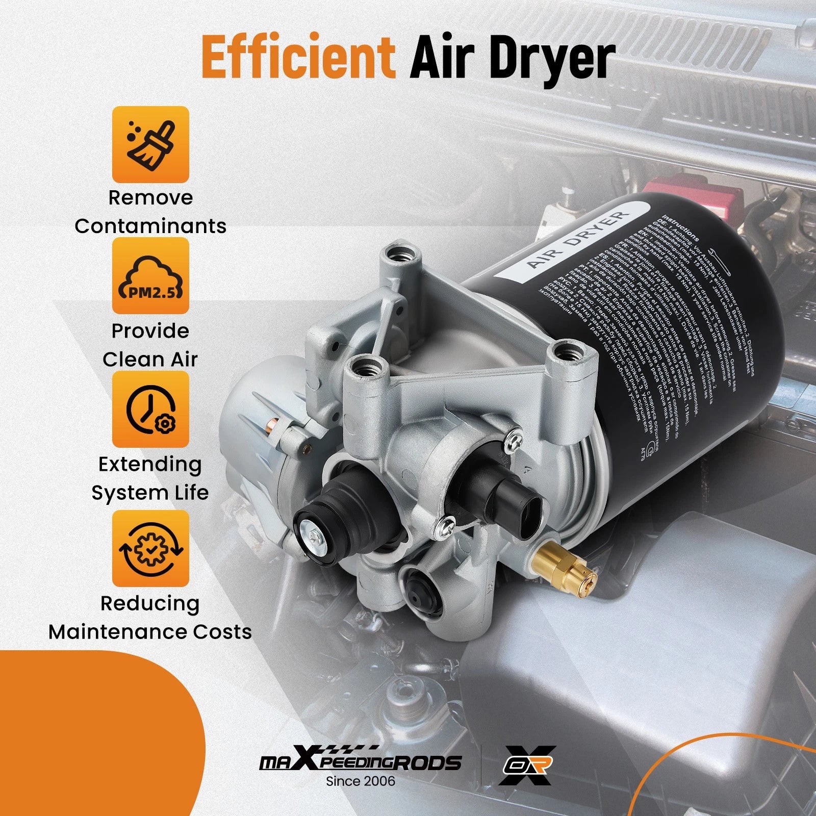 Air Dryer Assembly for 1200 Series (955205)