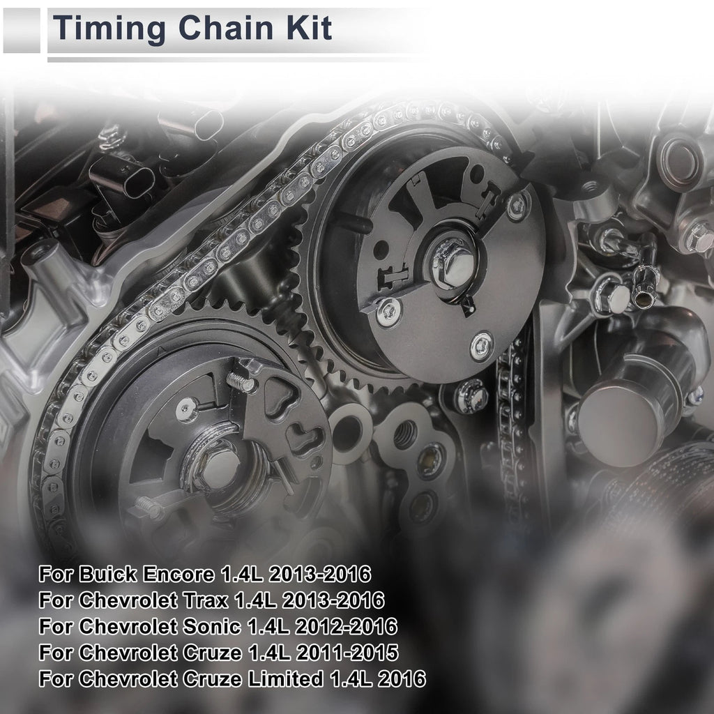 Timing Chain Kit for Buick Encore, Chevrolet Trax, Sonic, Cruze 1.4L (2013–2020)