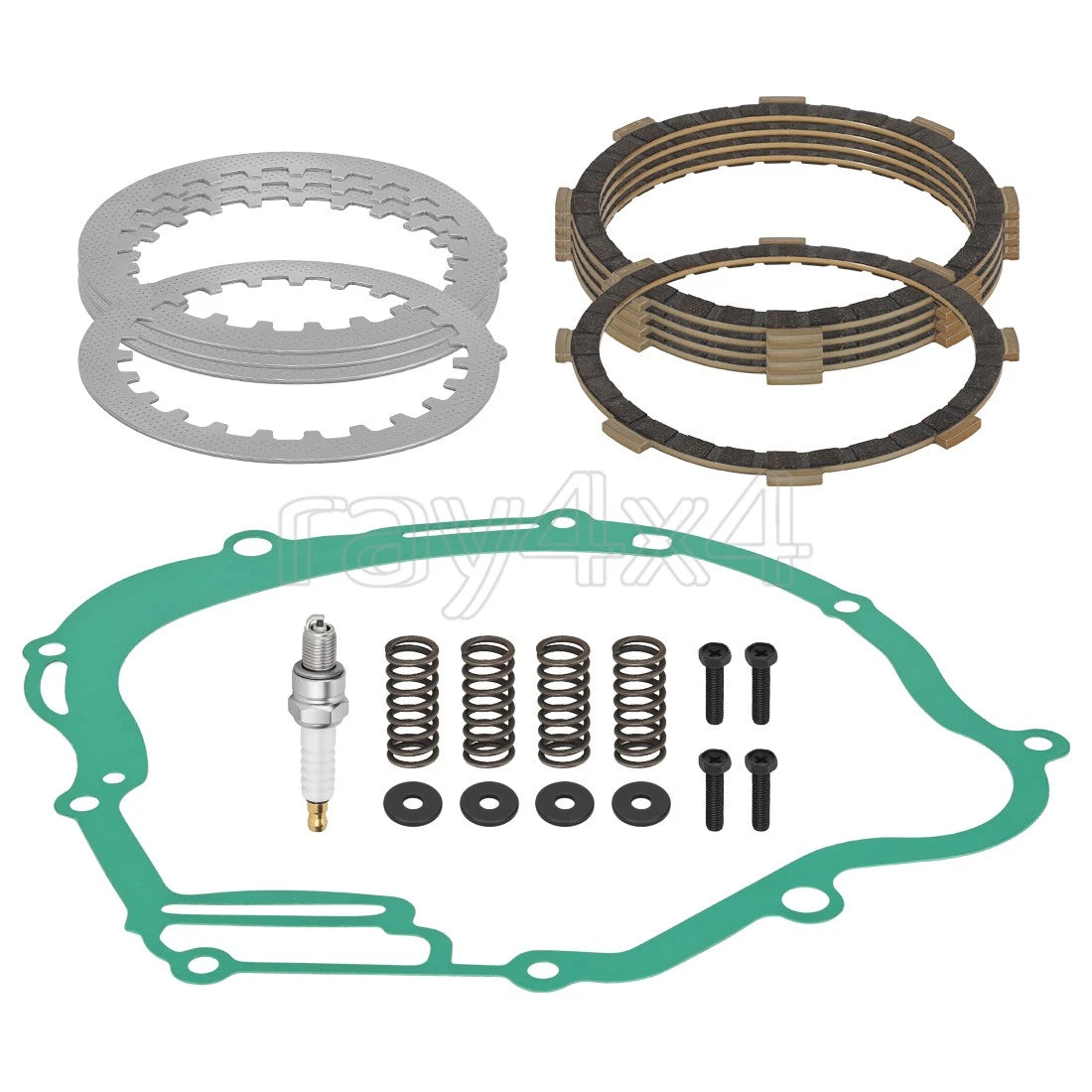 Clutch Plates Kit for Yamaha TTR125 TTR125E TTR125L TTR125LE (2000–2023)