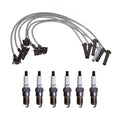 Denso 7mm Wire Set & 6 Iridium TT Spark Plugs for Ford Mustang (2005–2010)