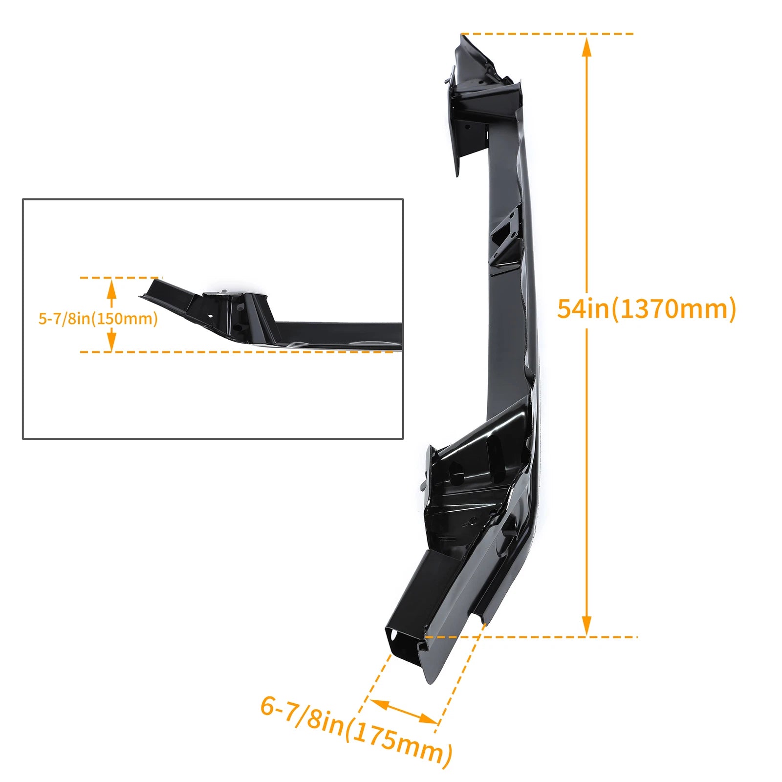 Front Bumper Face Bar Reinforcement for Subaru XV Crosstrek/Impreza (2014–2016)