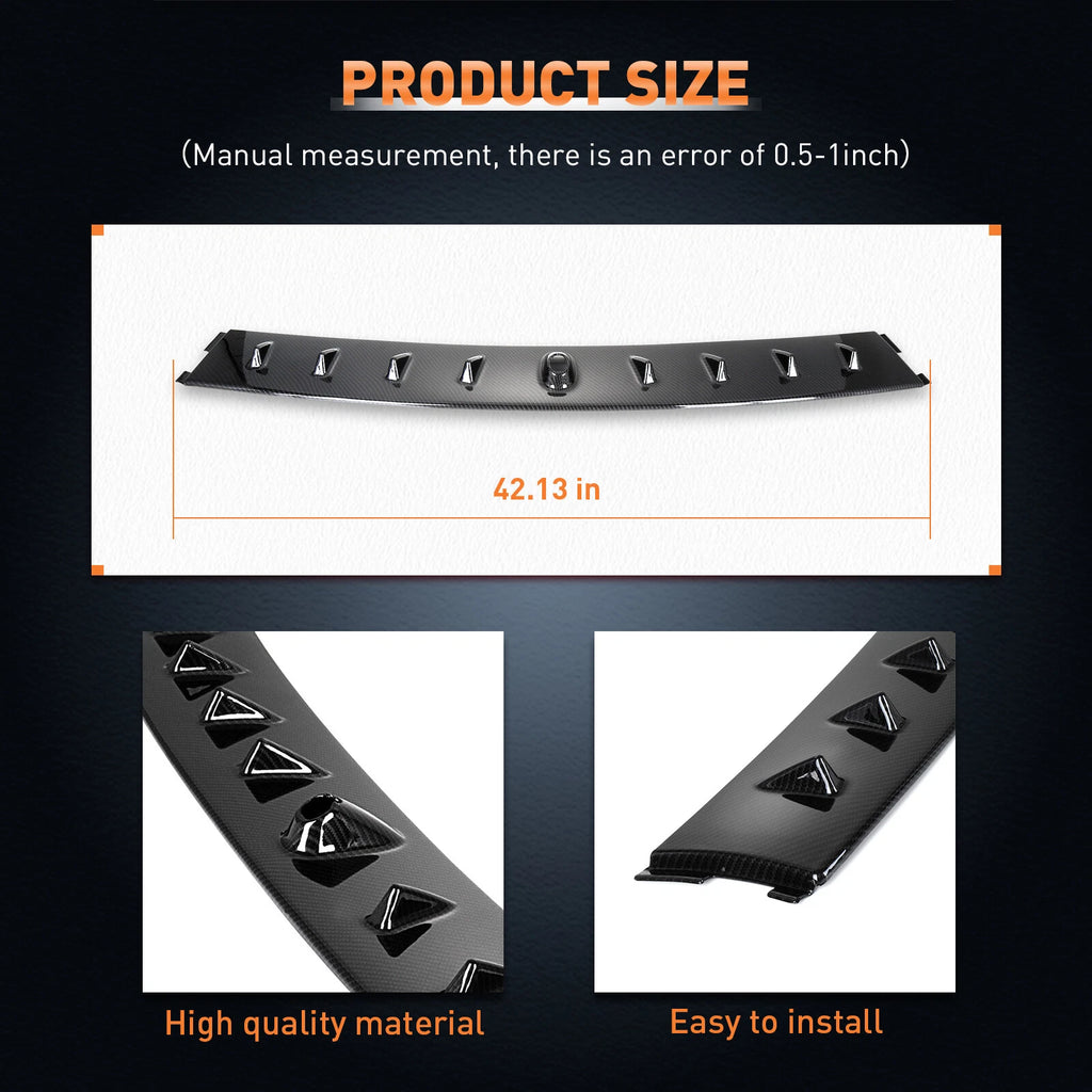 Carbon Fiber Shark Fin Roof Wing Spoiler for Lancer Evolution (2002–2007)