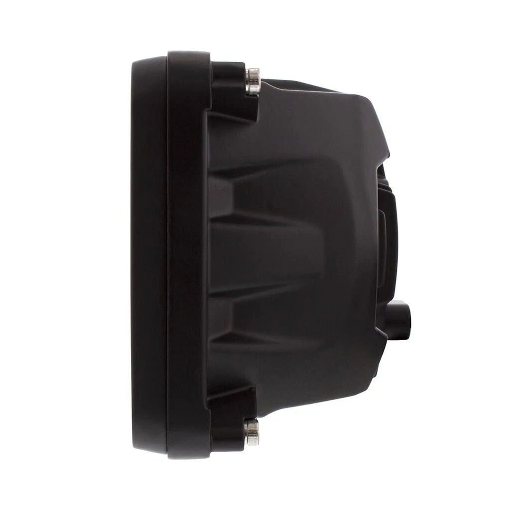 Heated LED Low Beam Headlights for ULTRALIT 4x6 Black Glass Lens Pair (—)