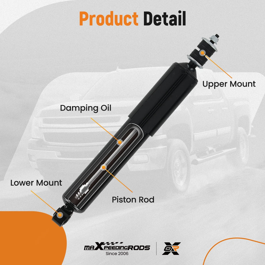 Pair Front Shock Absorbers for Chevy Colorado GMC Canyon (2004–2012)