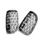Chrome Black Diamond Front Kidney Grill for BMW 1 Series (2004-2013)