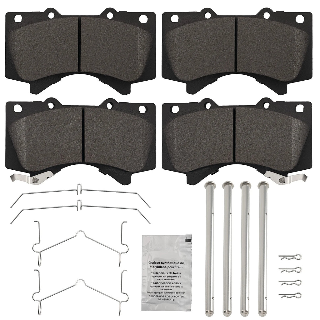 Front Brake Pads Kit for Lexus LX570 (2008–2021) Toyota Sequoia (2008–2022) D1303