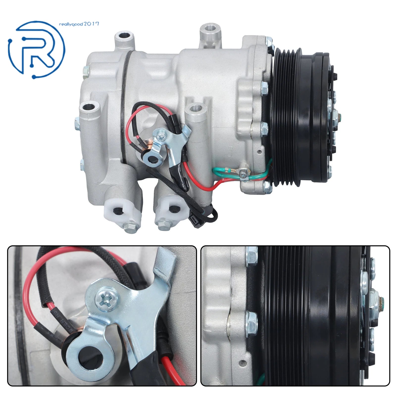 A/C Compressor with Clutch TRS090 for Honda Civic (1994–2000), CR-V (1997–2001)