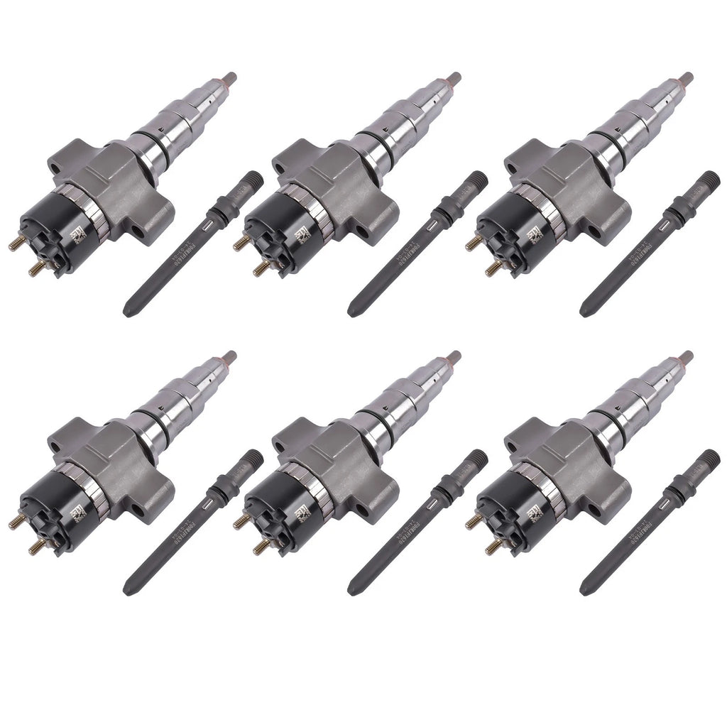 Set of 6 Fuel Injectors for Cummins ISL 8.9L (2001–2019) 2872331 5579409