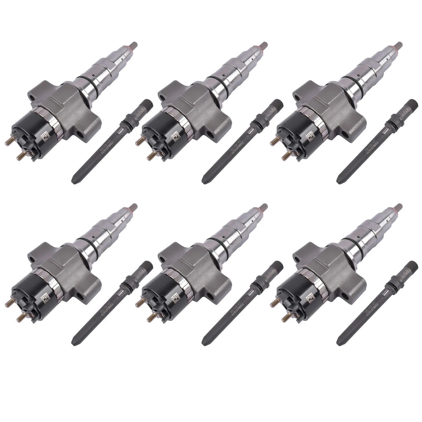 Set of 6 Fuel Injectors for Cummins ISL 8.9L (2001–2019) 2872331 5579409