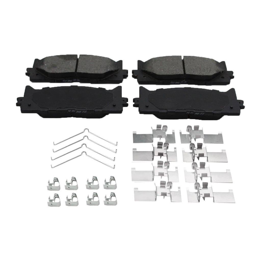 Set of 4 Bosch Blue Front Ceramic Brake Pads for Lexus ES300h ES350 Toyota Avalon Camry (2013–2020)
