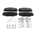 Set of 4 Bosch Blue Front Ceramic Brake Pads for Lexus ES300h ES350 Toyota Avalon Camry (2013–2020)