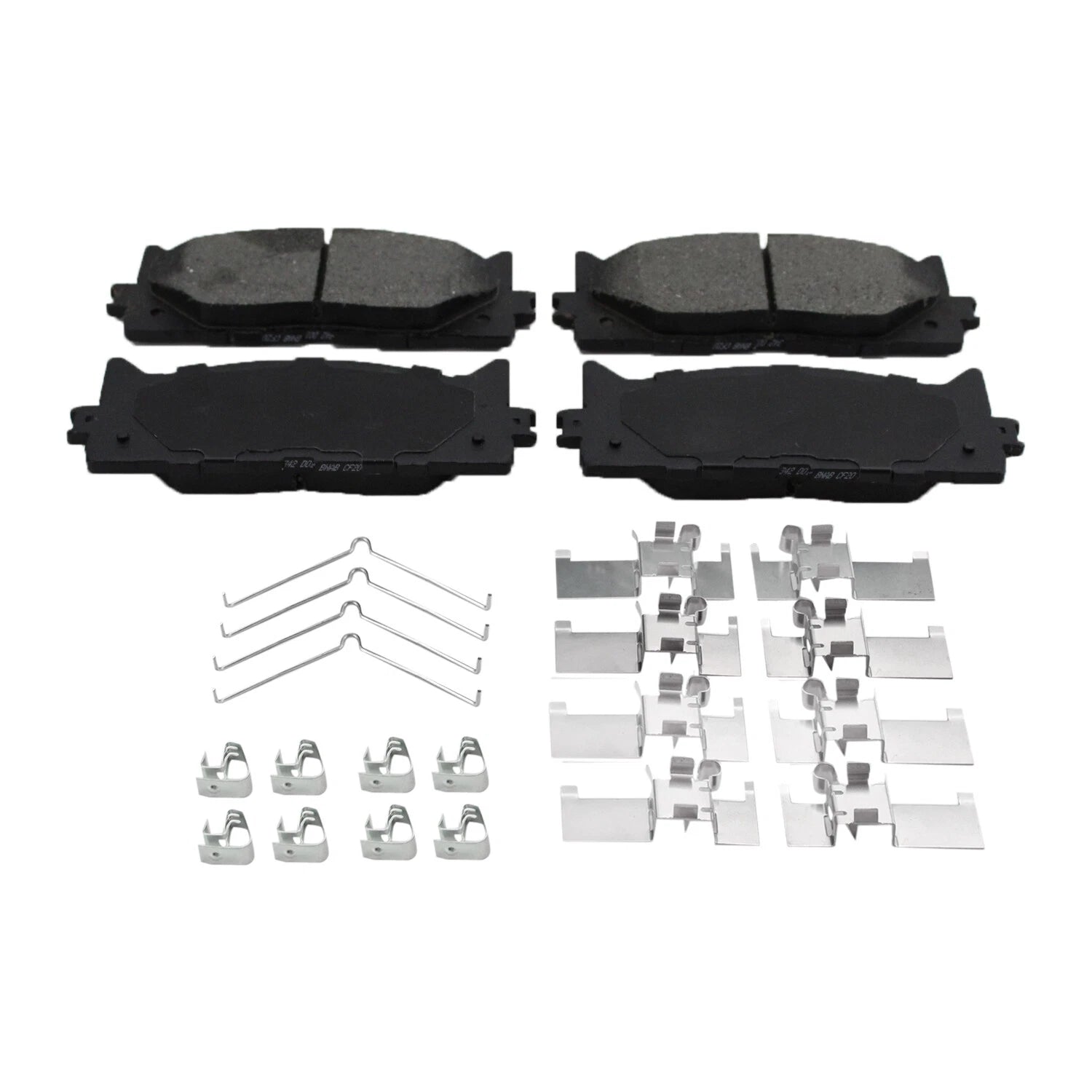 Set of 4 Bosch Blue Front Ceramic Brake Pads for Lexus ES300h ES350 Toyota Avalon Camry (2013–2020)