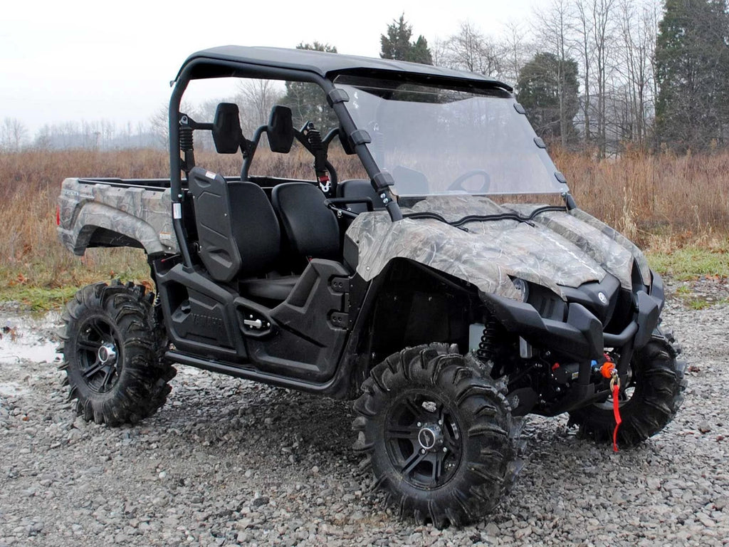 SuperATV Heavy Duty Full Windshield for Yamaha Viking VI (2014–2023)