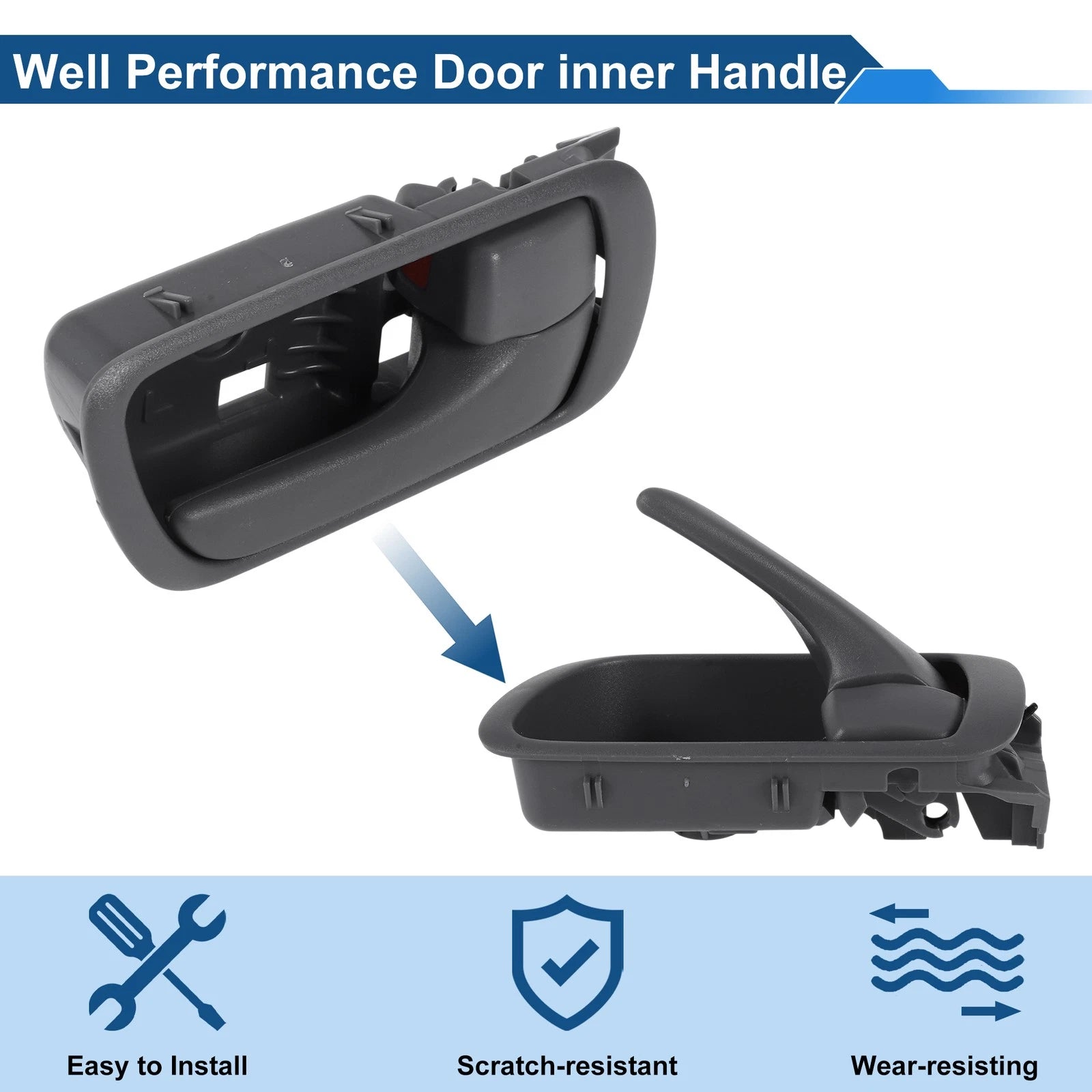 Front Passenger Side Interior Door Handle for Toyota Camry (2002–2006) No. 69206AA021