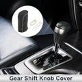 Gear Shift Knob Cover for Nissan Tiida (2004–2012) Black Beige Faux Leather