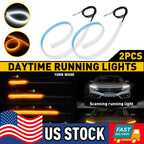 2X LED Headlight Strip Light