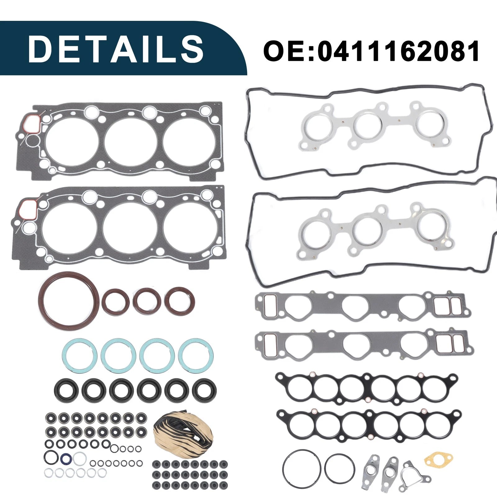 Cylinder Head Gasket Kit No.0411162081 for Toyota 5VZ (1995–2004)