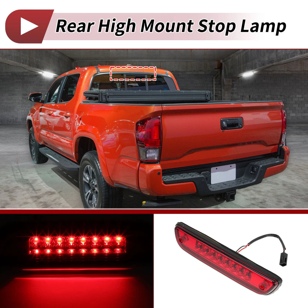 Red LED Third Brake Light for Toyota Tacoma (2005–2015) No. 8157004030