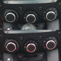 3Pcs A/C Switch Knob Climate Control Button Dials for Mazda 2 (2003–2014)
