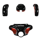 Fairings for Harley CVO Street Glide (2014–2024) Sunset Orange/Black Fade