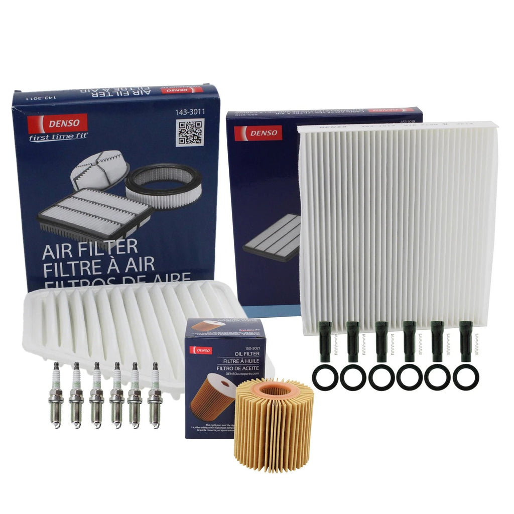Tune Up Kit with 6 NGK Spark Plugs & Boots for Avalon Camry ES350 RAV4