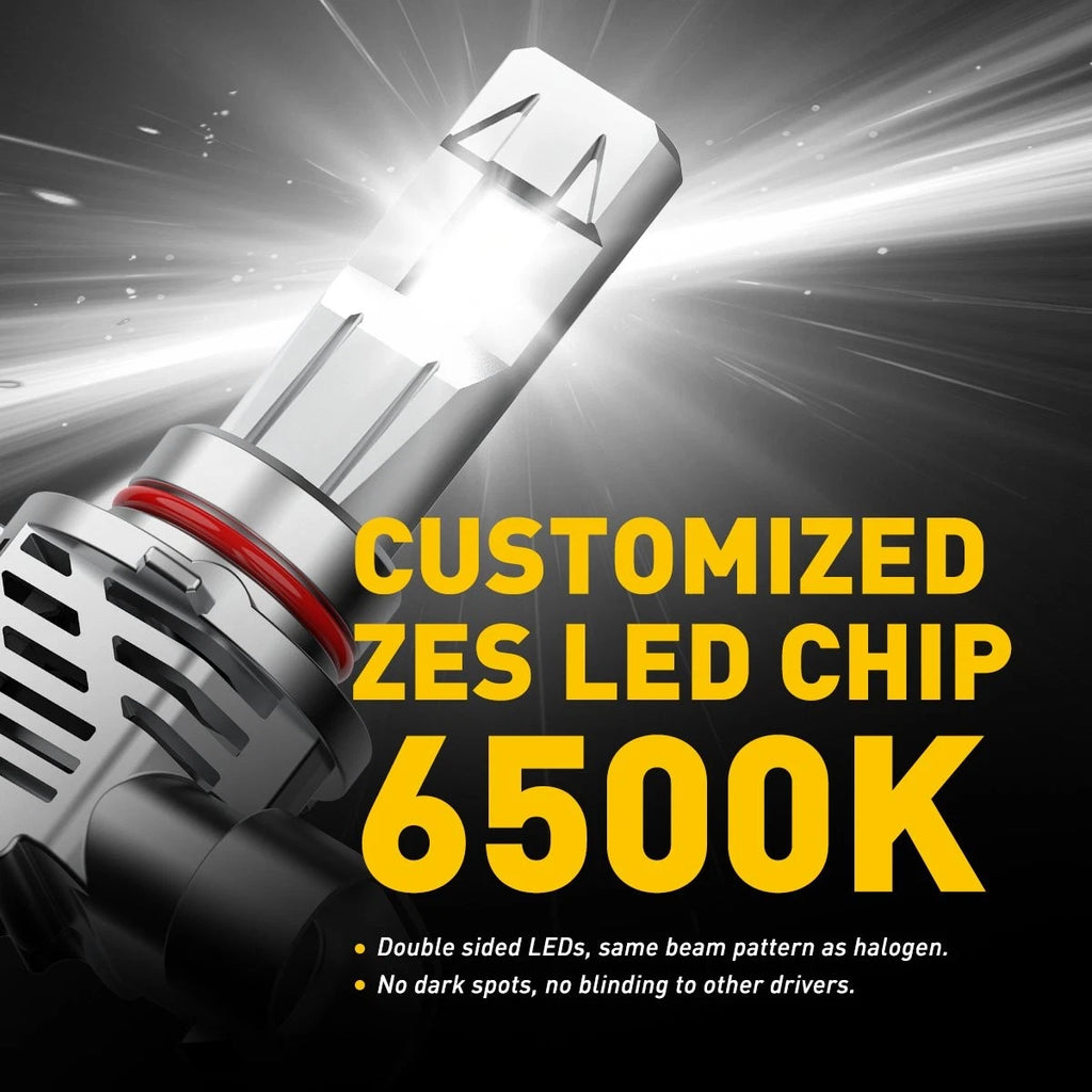 4X AUXITO 9005 9006 LED Headlight Bulbs for Hi Low Beam (EXC)