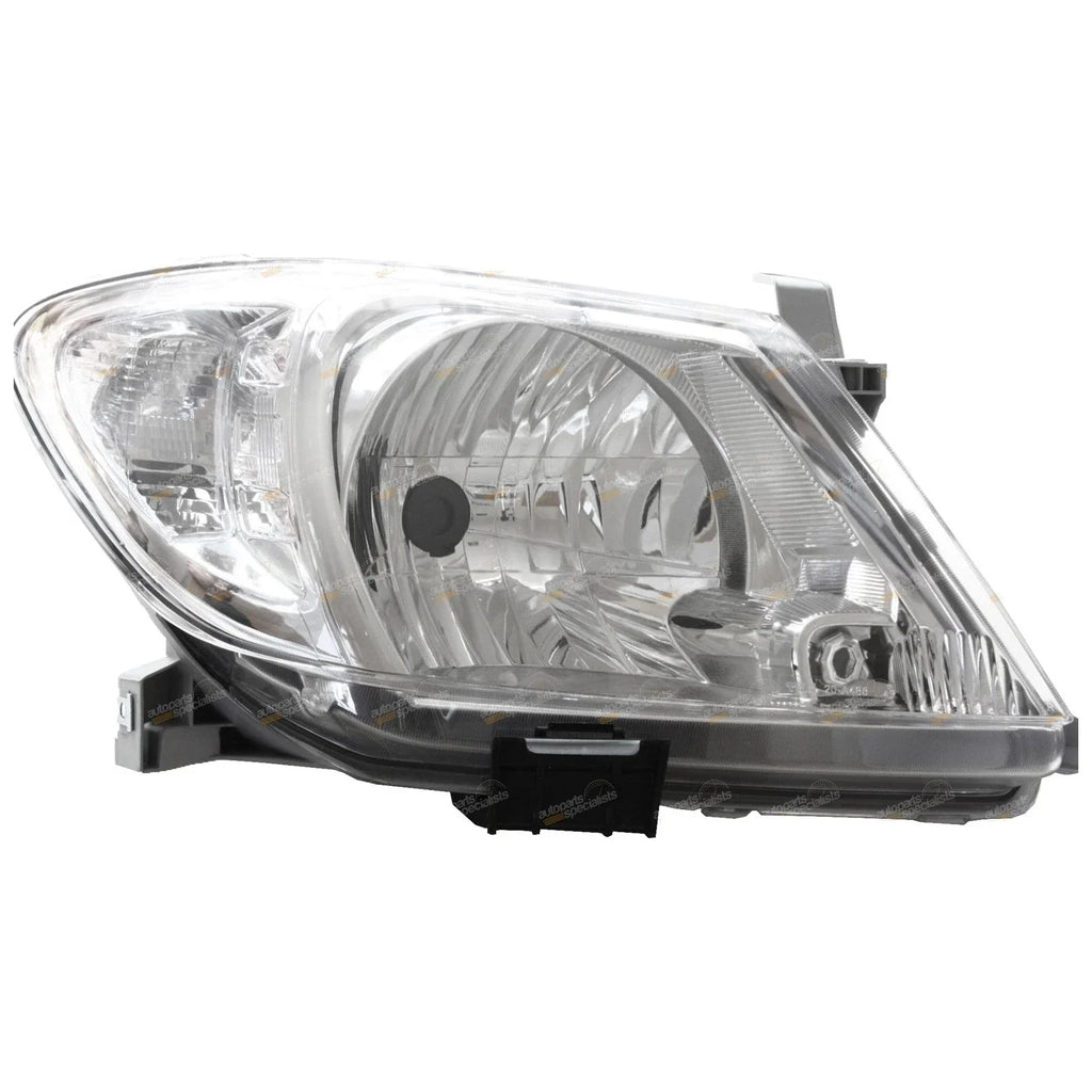 LH+RH Clear HeadLights Pair for Toyota Hilux (2008–2011)