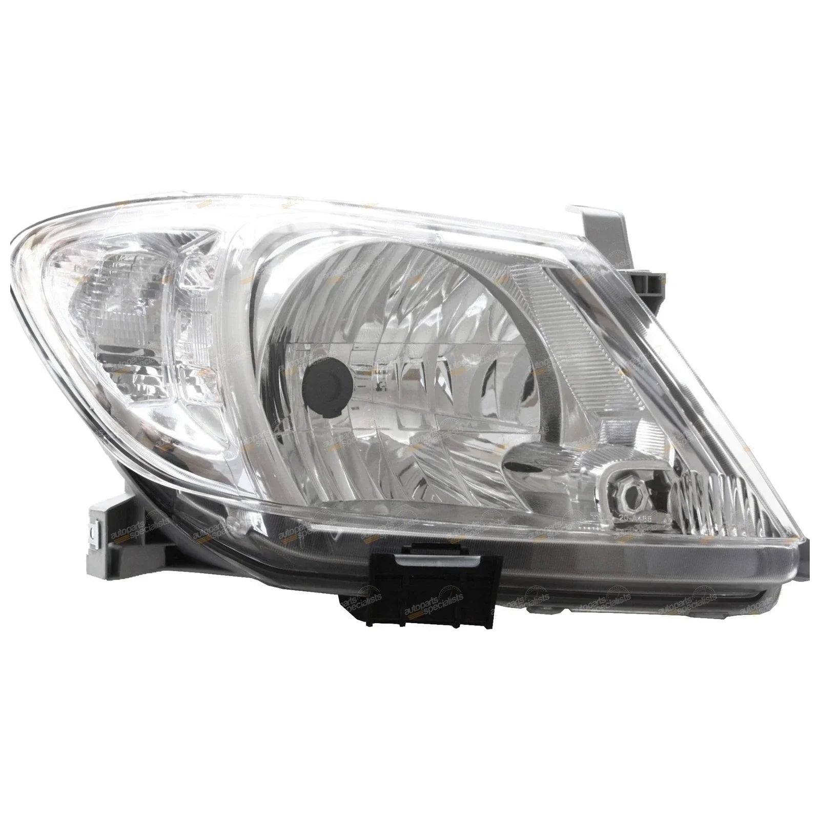 LH+RH Clear HeadLights Pair for Toyota Hilux (2008–2011)