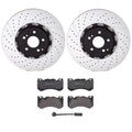 Brembo Front Brake Kit Disc Rotors Low-Met Pads for MB W204 W211 W219 R230 (2007–2015)