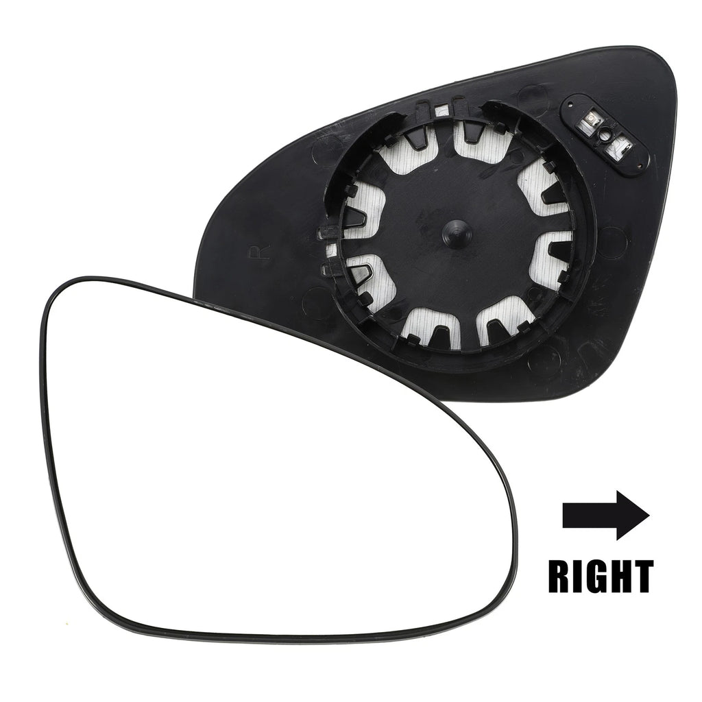 Heated Right Side Mirror Glass for Toyota Yaris (2010–2012) No. 879080D600