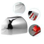 Top Half Mirror Cover Cap + Door Handle Cover for Ford F150 (2015–2023) Chrome