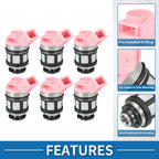 Set of 6 Fuel Injectors No.16600-88G10 for Nissan Pathfinder (1994–1995)