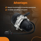 Secondary Air Injection Pump 2 Pins for Porsche Cayenne Macan Panamera 911 (2003–2023)