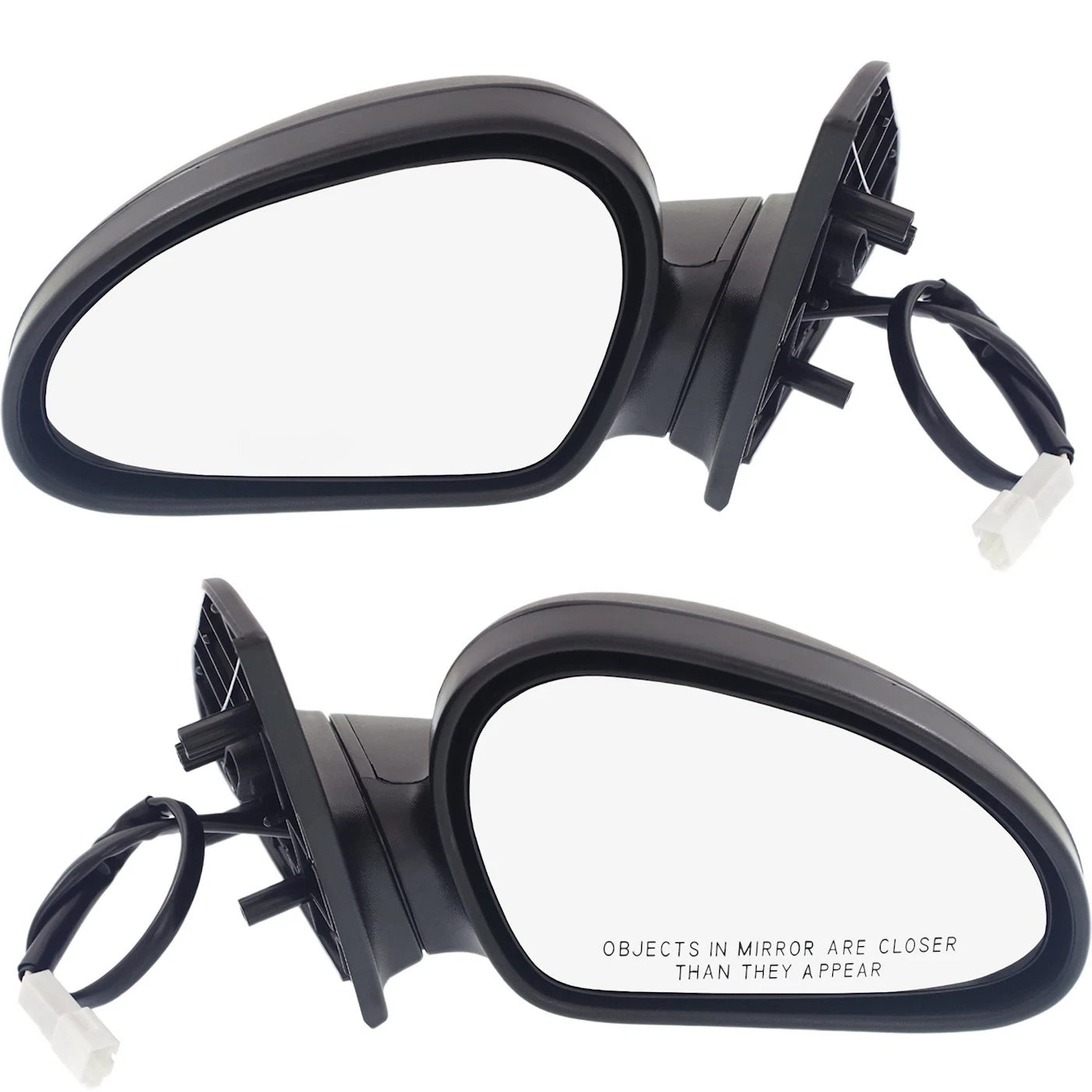 Set of 2 Power Mirrors for Ford Escort (1997–2002) Paintable