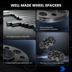 2PCS 15mm Wheel Spacers for BMW G30 X4 X5 X6 X7 Z4 (2018–2025)