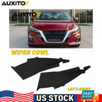 2pcs Windshield Wiper Side Cowl Extension Trim for Nissan Altima (2019–2021)