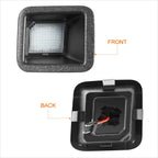2X Nuvision Clear Lens LED License Plate Lights for Ford F250-F450 SD (2017–2024)